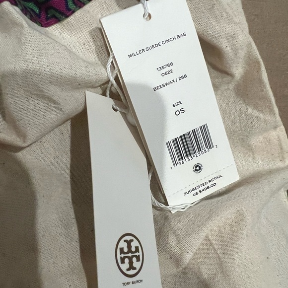 Tory Burch Miller Suede Cinch Bag - Picture 6 of 6